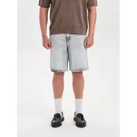 Dxnmxrk Calças de ganga 'DXHektor Relaxed Fit Denim Shorts Grey' cinzento denim