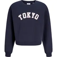 JJXX Sweatshirt 'JXTATUM' navy / rosa / branco