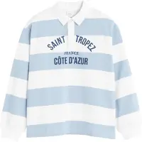 Cool Club Sweatshirt azul / branco