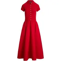 Ralph Lauren Vestidos camiseiros vermelho