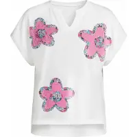 Mymo Blusa mistura de cores / branco
