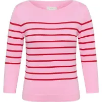 Kaffe Pullover 'KALizza' rosa claro / vermelho