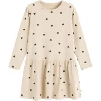 Cool Club Vestido creme / preto