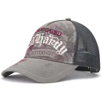 Ed Hardy Boné 'Floral Tattoo City Vintage' cinzento / antracite / magenta / branco