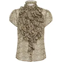 Saint tropez Blusa 'Lilja' cáqui