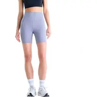 New Balance Calças de desporto 'NB Harmony High Rise Short 6"' cinzento / cinzento claro