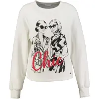 Key Largo Sweatshirt 'Chic' preto / offwhite
