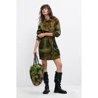 Desigual Vestido 'M. C. Lacroix' verde / mistura de cores