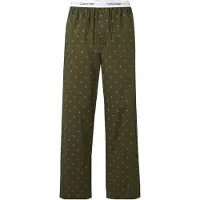 Calvin Klein Underwear Calças de pijama oliveira / verde claro