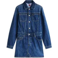 Tommy Hilfiger Vestidos camiseiros 'ARCHIVE' azul
