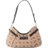 GUESS para mulher. HWJP2231180 Bolsa de ombro Dorothy beige (OSFA), Bege, Casual, Poliéster