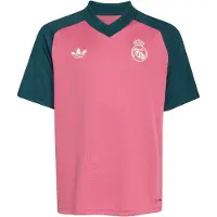 Adidas Camisa funcionais 'Real Madrid 26/27 Pre-Match' verde escuro / amora / branco