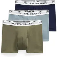 Ralph Lauren Boxers 'Classic' navy / azul pombo / oliveira / branco