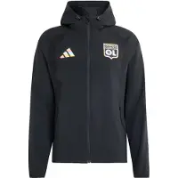 Adidas Casaco deportivo 'Olympique Lyon' preto