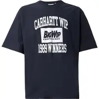 Carhartt WIP Camisa 'Winners' navy / branco