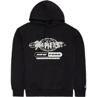 New Era Sweatshirt 'NEYYAN' cinza fumado / preto / branco