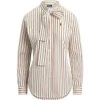 Ralph Lauren Blusa creme / vermelho / preto