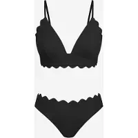 CUPSHE Biquíni 'Triangle' preto