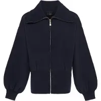 Dreimaster Klassik Casaco de malha navy