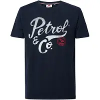 Petrol Industries Camisa preto / branco