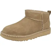 Ugg Botas 'Classic Ultra Mini Botanic' castanho claro