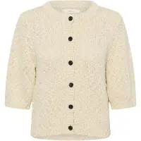 Inwear Casaco de malha branco casca de ovo