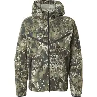 Nike Casaco funcionais cáqui / oliveira / verde escuro / branco