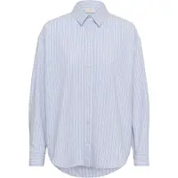Kaffe Blusa 'KAAster' azul claro / cinzento / branco