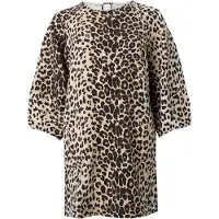 MUNTHE Vestido 'VANSI' castanho / brocado / preto