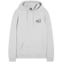 Tommy Hilfiger Sweatshirt 'ENTRY' cinzento claro / vermelho vivo / preto