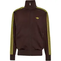 Adidas Originals Casaco em moletão 'Firebird' castanho / amarelo