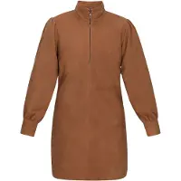 Dreimaster Vestido castanho escuro