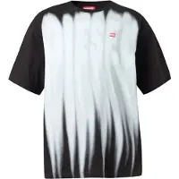 Diesel Camisa 'T-BOXT-AA1' cinzento claro / preto / branco