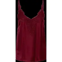 Cream Top 'CRAnna' vermelho vinho