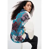 Desigual Sweatshirt mistura de cores / branco lã