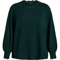 Zizzi Pullover 'Casunny' verde mosqueado