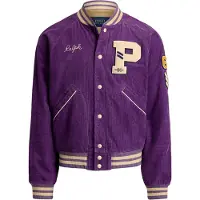 Ralph Lauren Casaco meia-estação bege / navy / roxo