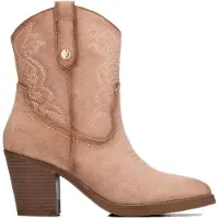 Xti para mulher. 14610502-BEIGE Botins 146105 bege (39), 5 a 8cm, Zíper, Casual