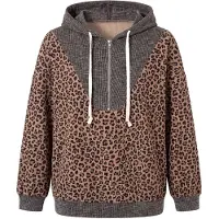 Mymo Sweatshirt azul / castanho