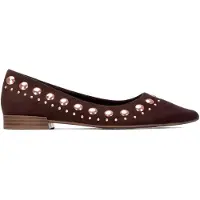 Xti para mulher. 14622303-MARRON Sapatilhas 146223 marrom (36), Plano, Nenhum, Casual