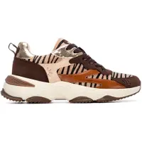 Refresh para mulher. 17612101-CAMEL Tênis 176121 marrom (39), Bege, Plano, Cordão, Casual