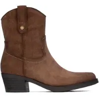 Refresh para mulher. 17614404-TAUPE Botas 176144 marrom claro (37), 5 a 8cm, Zíper, Casual