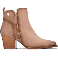 Xti para mulher. 14610301-BEIGE Botins 146103 bege (38), 5 a 8cm, Zíper, Casual