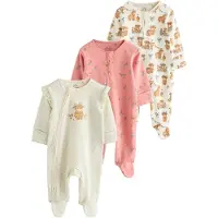 Next Pijama creme / castanho claro / menta / rosa