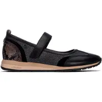 Carmela para mulher. 16435301-NEGRO Sapatilhas de Pele 164353 preto (39), Couro, 1 a 3cm, Velcro, Casual