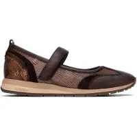 Carmela para mulher. 16435304-MARRON Sapatilhas de Pele 164353 marrom (37), Couro, Plano, Velcro, Casual