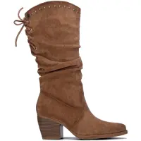 Refresh para mulher. 17625602-TAUPE Botas 176256 castanho claro (38), Marrom, 3 a 5cm, Nenhum, Casual
