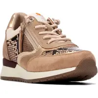 Refresh para mulher. 17610905-BEIGE Tênis 176109 bege (41), Plano, Zíper, Casual