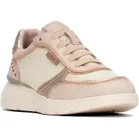 Carmela para mulher. 16421902-BEIGE Sapatilhas de Pele 164219 bege (37), Couro, 3 a 5cm, Cordão, Casual