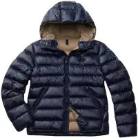 Blauer para homem. 26WBLUC02054 Jaqueta acolchoada Eco Adams marinho (M), Casual, Poliamida